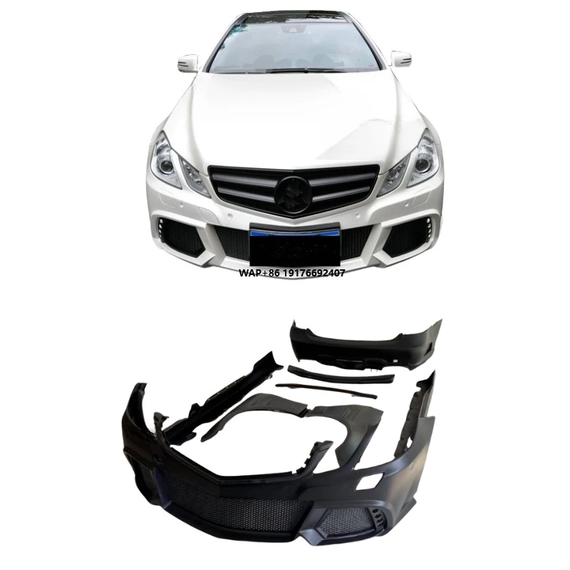 Factory Sales WD Style Body Kit with Bumpers Side Skirts Fenders Spoiler for 2009-2016 E-CLASS W207 Two Door Car