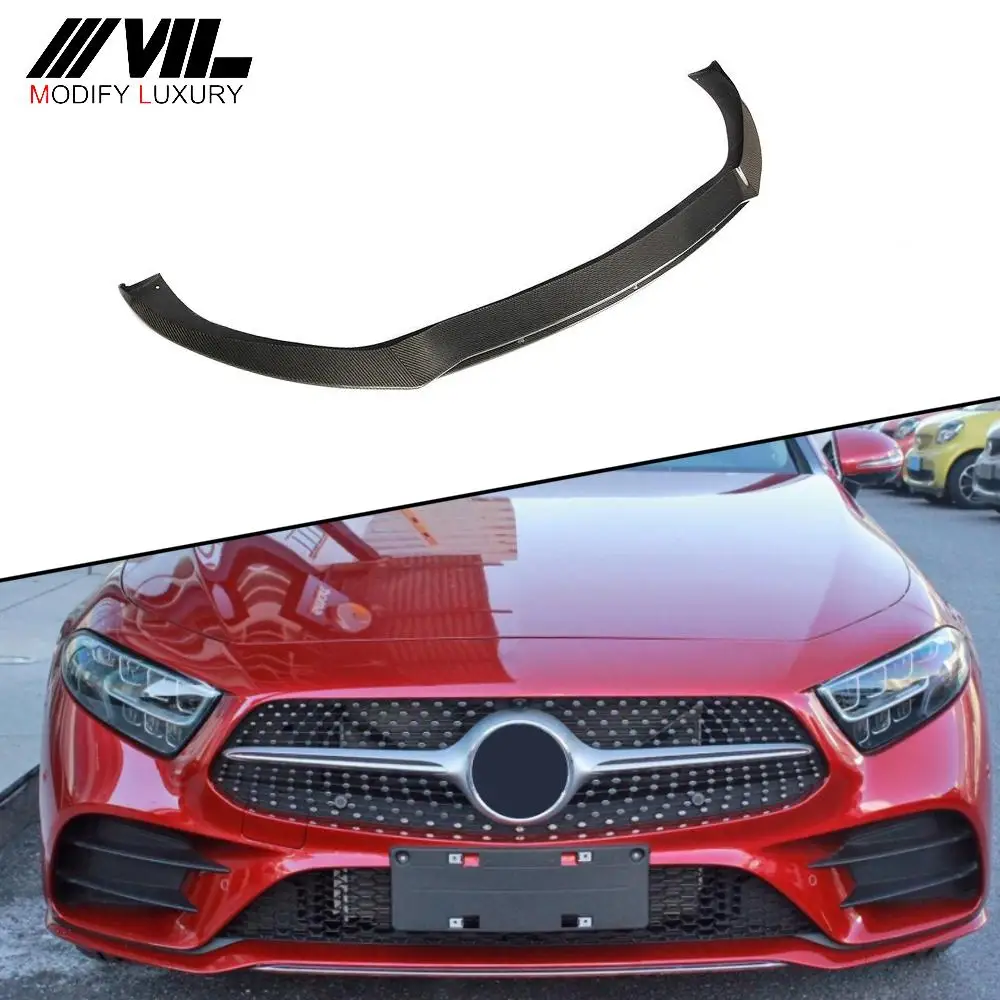 

Suitable for Mercedes-benz CLS-Class CLS53 AMG carbon Fiber front bumper lip 2018-2019