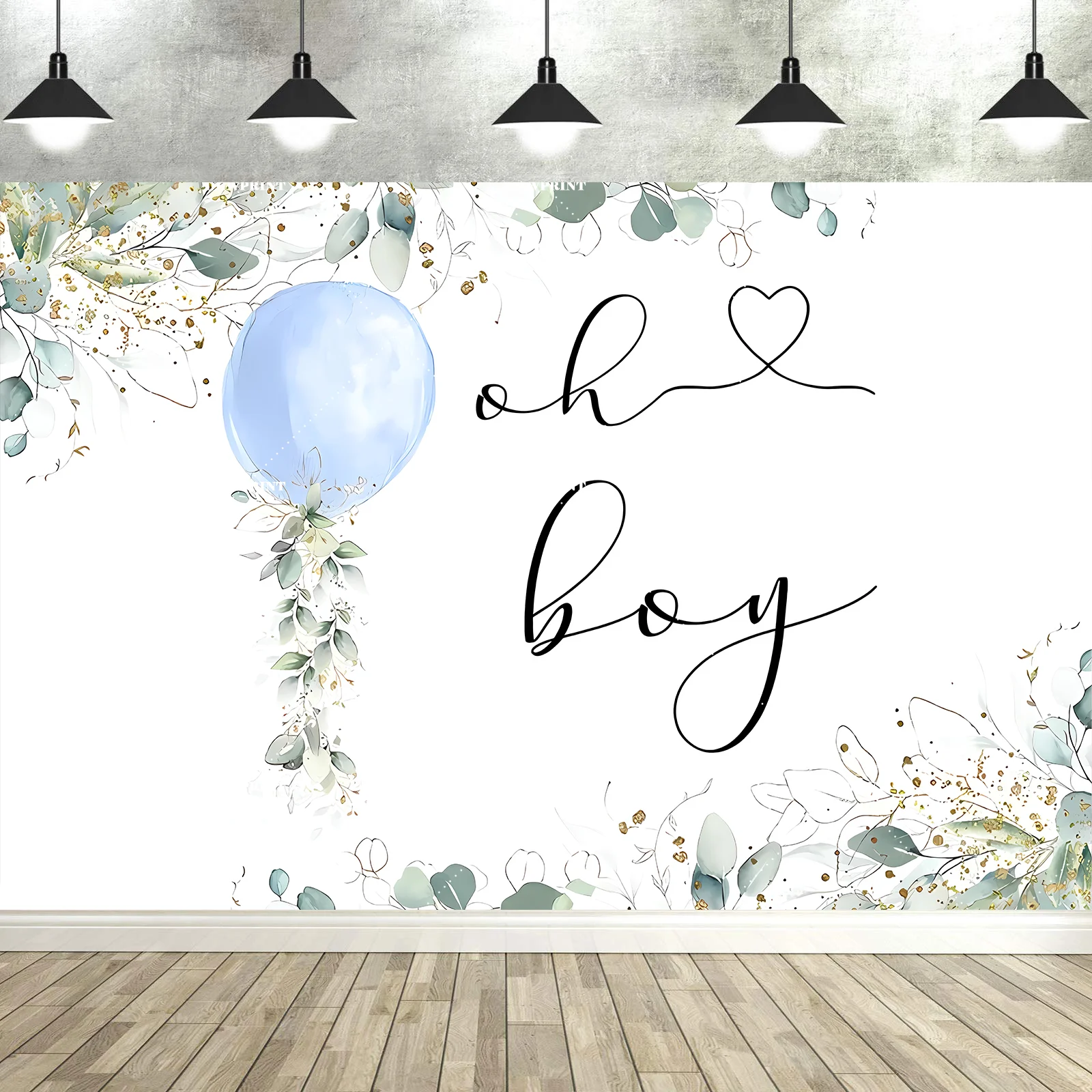 خلفية استحمام الطفل على شكل دب وردي أزرق يمكننا الانتظار على شكل دب لديكورات استحمام الطفل لحديثي الولادة خلفية دعائم الصور #3