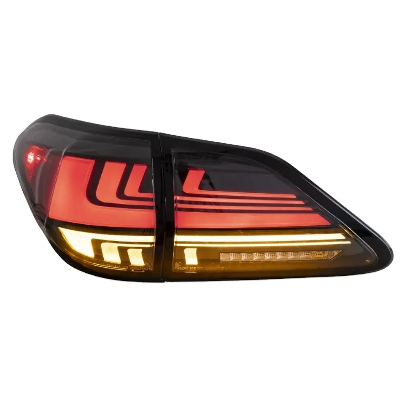 Conjunto de luces traseras LED directas de fábrica 2009-2014 Lexus RX Lámpara trasera de coche Rojo 12V Volta Compatible 330 F Sport 350 F Sport L