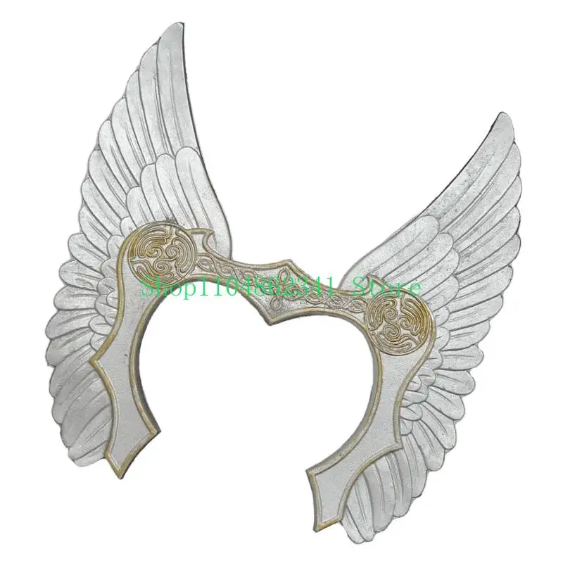 Valkyrja عقال إكسسوارات الشعر Norses Warriour عقال زي الهالوين التأثيري زي الفايكنج لحفلة Mardi Gras