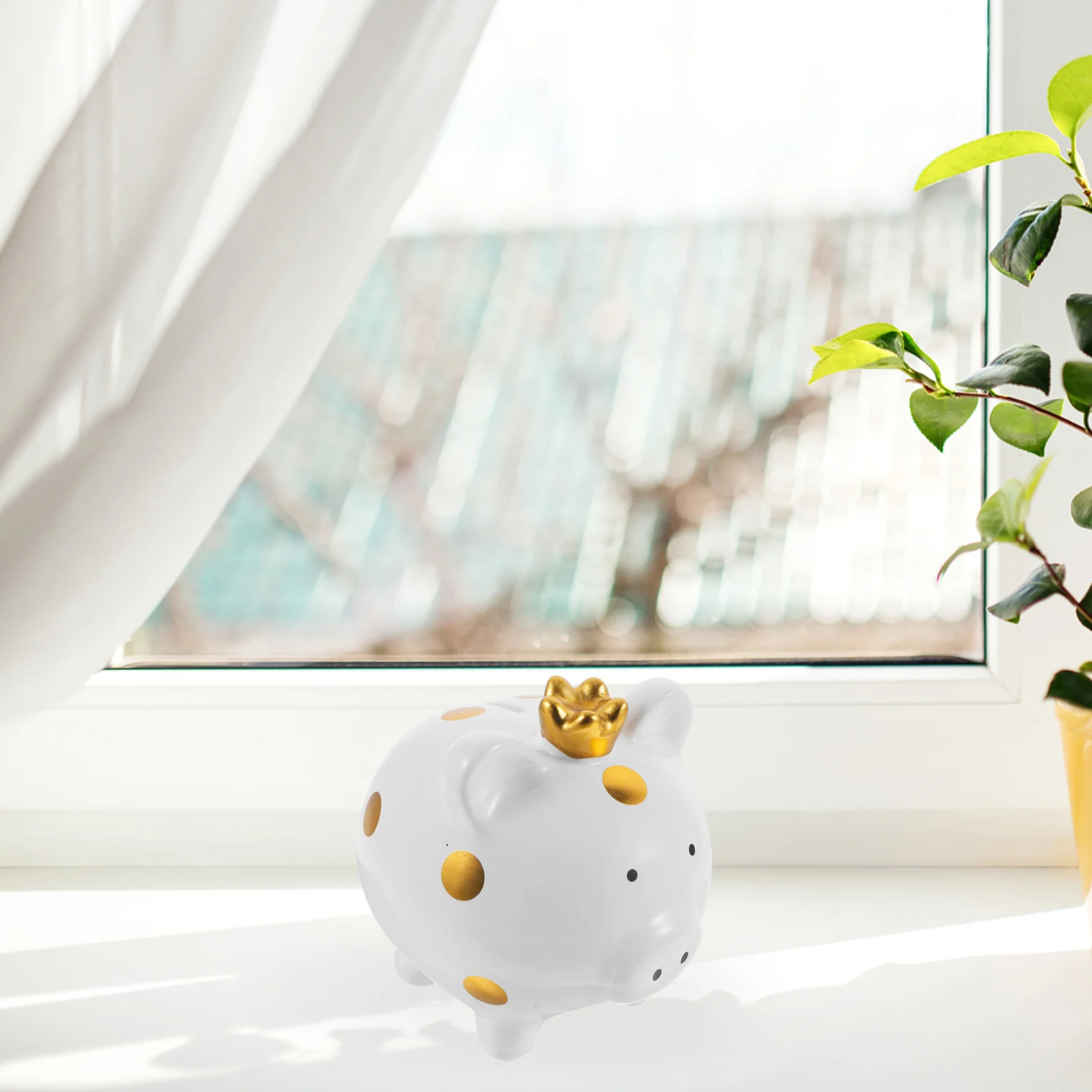 

Ceramic Bank Piggy Money Boxes Cartoon Coin Pot Cute Saving Decor
