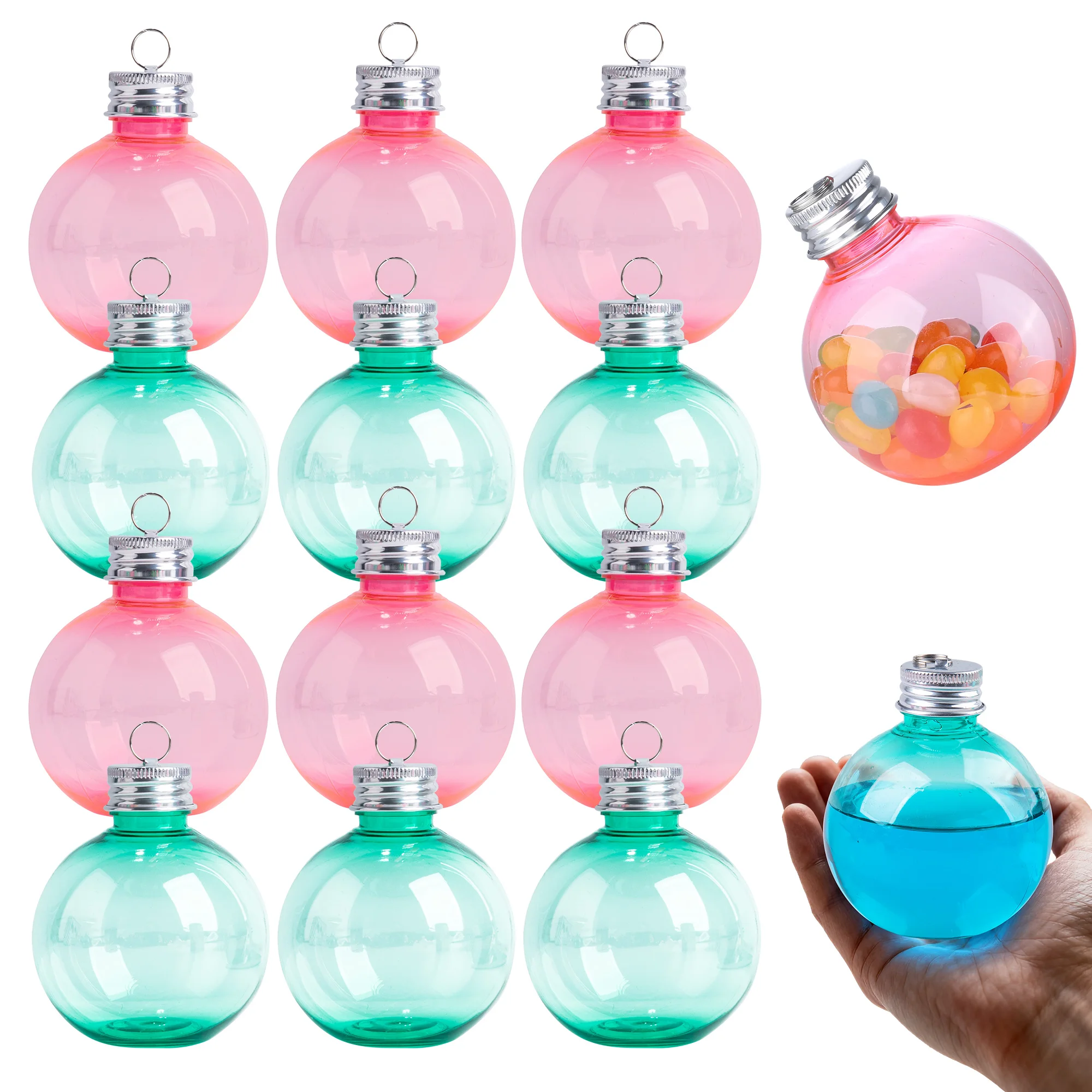 Christmas Stocking Hanging - 12 Pcs Christmas Ornament Balls for