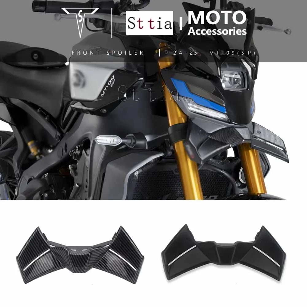 

New For YAMAHA MT 09 MT-09 2024 2025 Motorcycle mt 09 MT09 SP Naked Front Spoiler Winglet Aerodynamic Wing Kit Spoiler