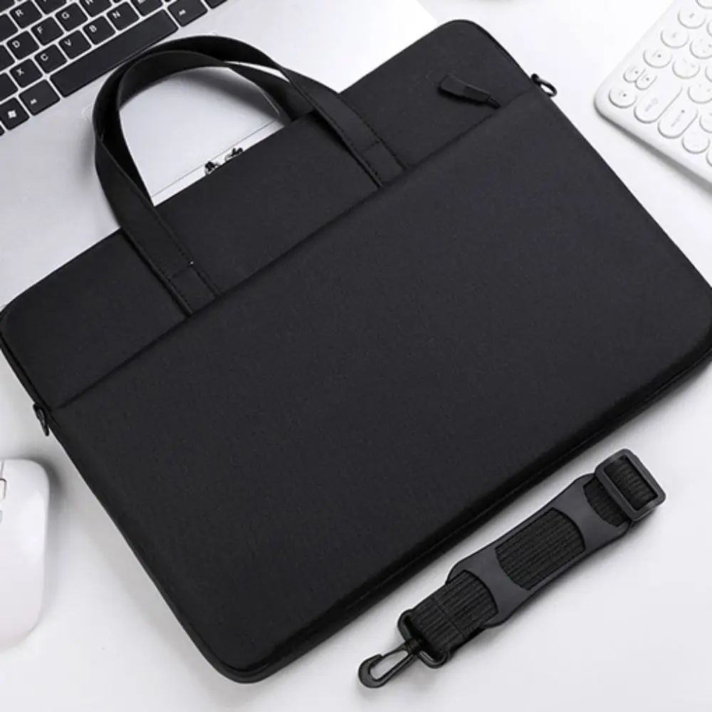 14inch Business Briefcases Single Shoulder File Folder Bag Laptop Handbag Large Capacity Portable Laptop Notebook Case Men Women