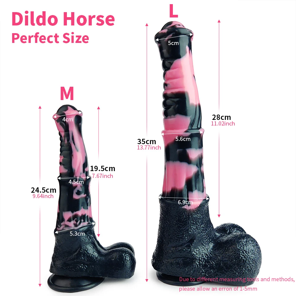 YOCY Realistic Horse Dildo Anal Plug Strapon Suqirting Sex Toy For Women Lesbian Long Silicone Dildo Horse With Suction Cup