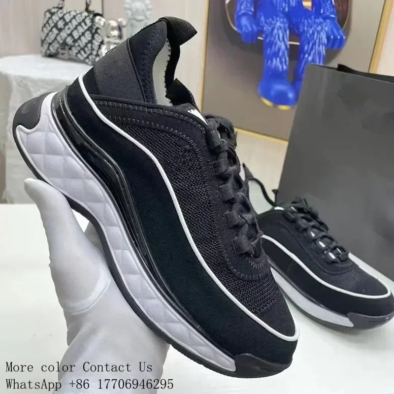 NUOVE 24S Camelia uomo donna scarpe eleganti comode bianco nero vera pelle casual traspirante da donna basse sport all'aria aperta