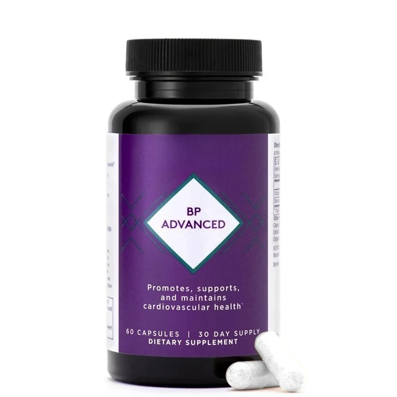 

BP Advanced, supports cardiovascular health, circulatory health, olive leaf extract 1000mg, vitamin K2180 micrograms
