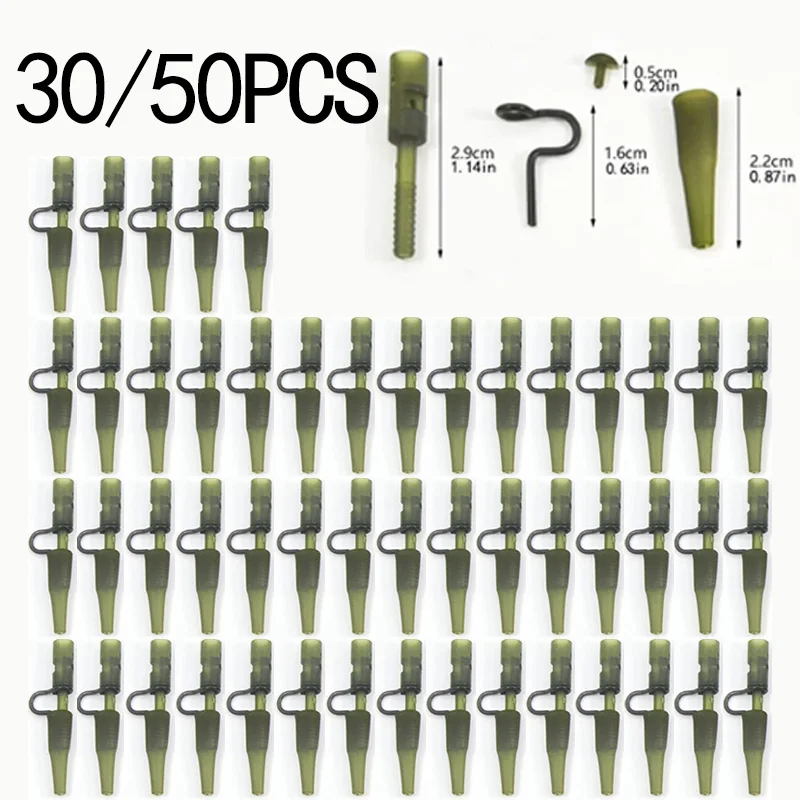 30/50PCS European plug positioning trifork knot enhanced version fishing supplies Fishing kit accessories