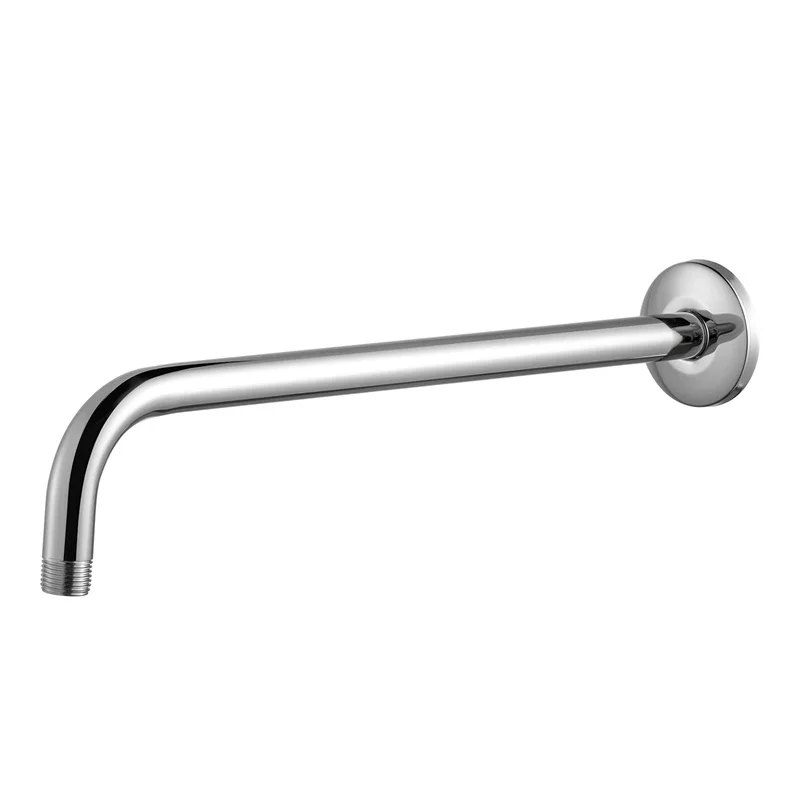 

32/42/52CM Bathroom Shower Arm Stainless Steel Wall Mounted Tube Rainfall Shower Head Fixed Pipe Accessories