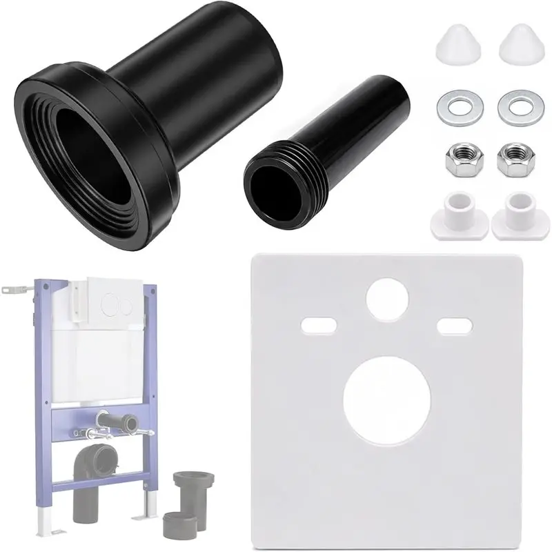 ABYN-For PE Pipe Diameter Connection Set,For Geberit Toilet 152.426.46.1, Includes 90/110Mm Soundproofing Components