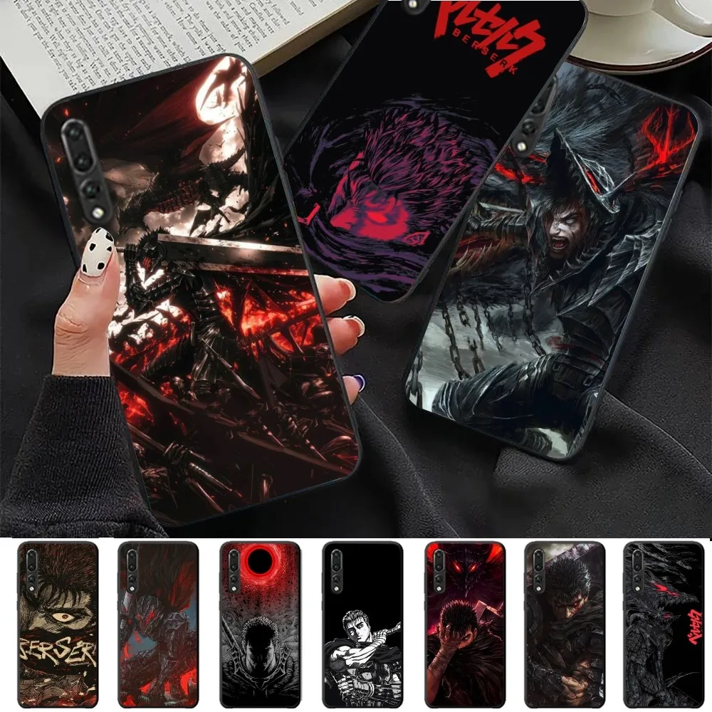 

Anime Berserk Guts Phone Case For Redmi 8 9 10 PocoX3 Pro For Samsung Note 10 20 For Huawei Mate 20 30 40 50 Lite