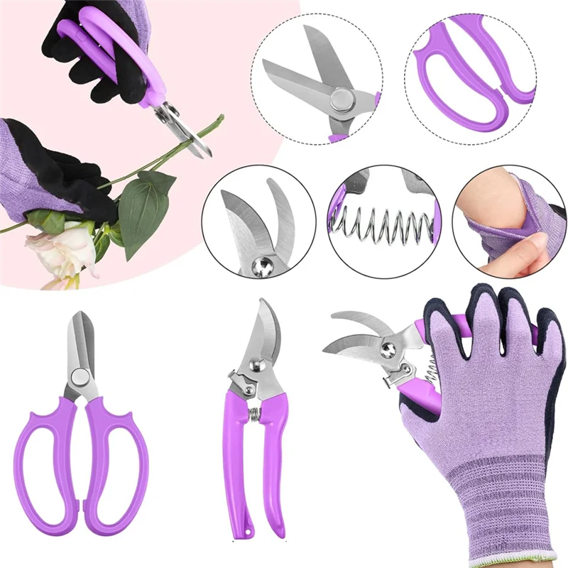 

AAAF набор инструментов для цветочной композиции, устройство для удаления шипов, секатор для деревьев, обрезные перчатки, калибр 22/26, весло, проволочный столб, корсажный штифт