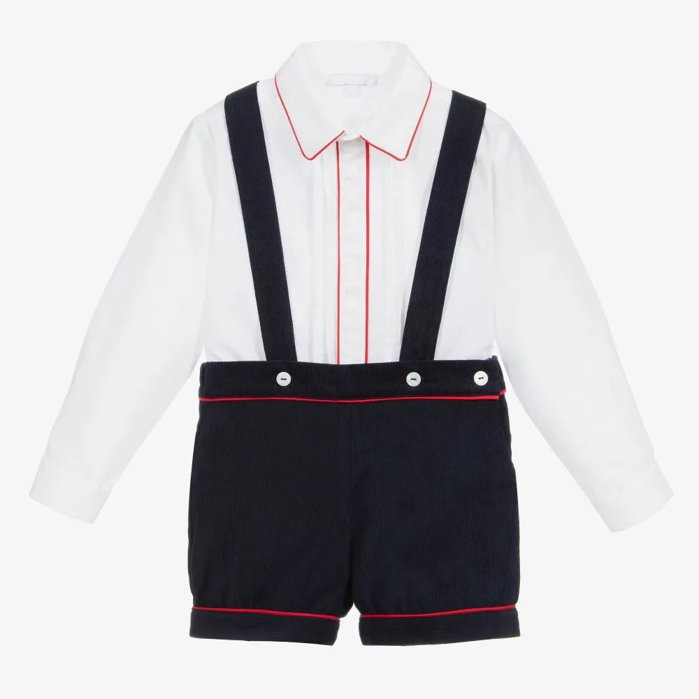 

Комплект детской испанской одежды с длинными рукавами и шортами