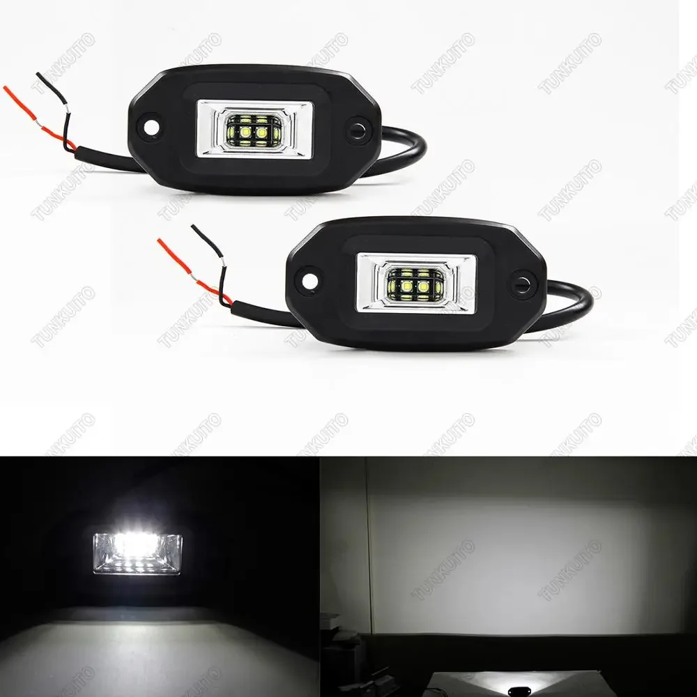 

2PCS 20W Work Light Flood Beam LED Work Light 6000K 24V 12V IP67 for Offroad SUV ATV 4WD 4X4 Driving Fog Lamp