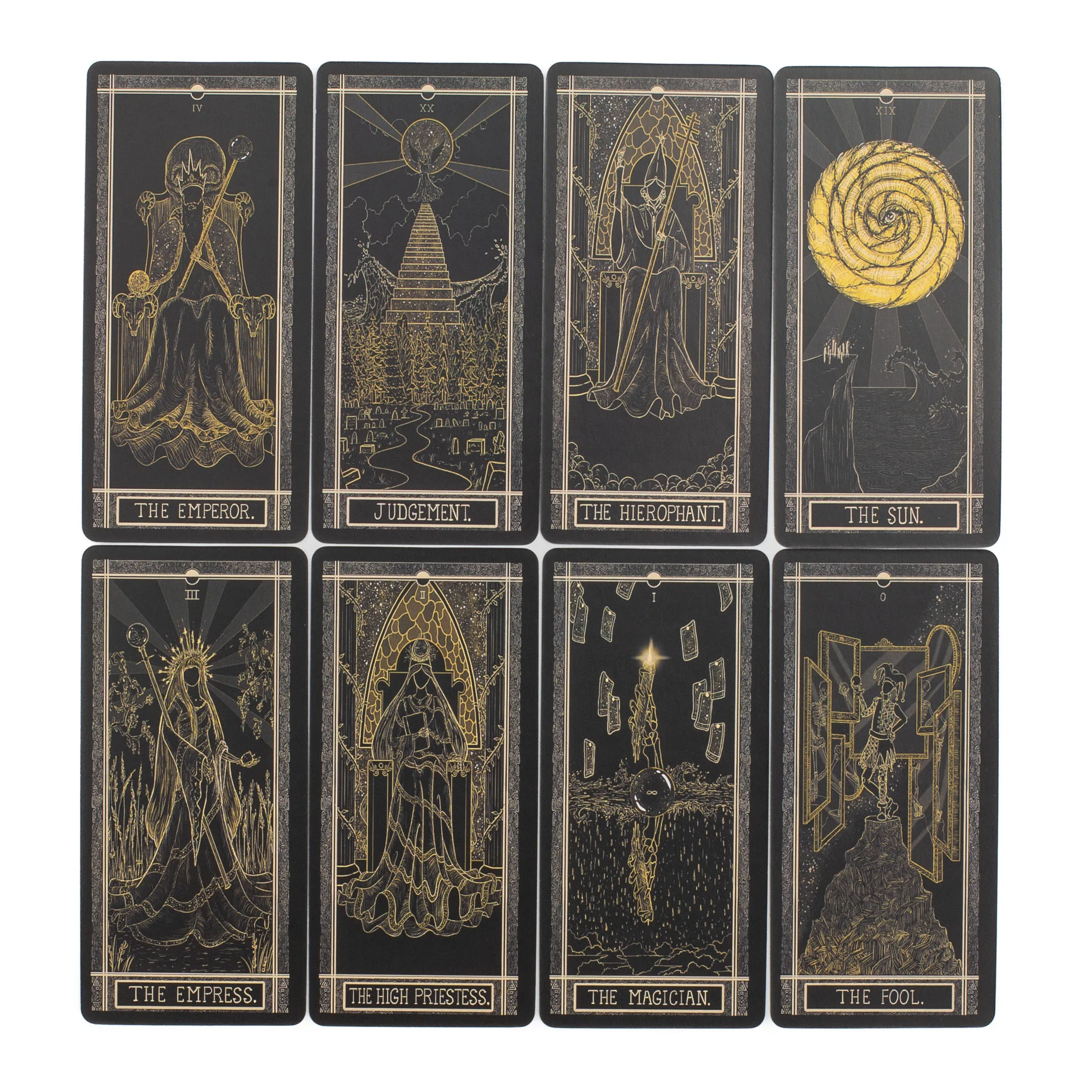 The Kinner Tarot Deck 11.3*5.5CM English Version Board Game with 78 Cards for Beginners and Enthusiasts
