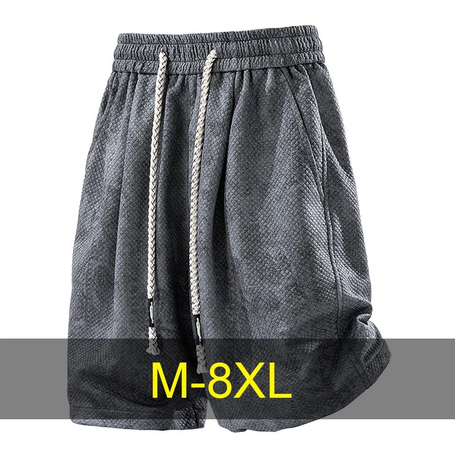 8XL Plus Size Tie-dye Shorts Men Summer Short Pants Fashion Vintage Shorts Male Big Size 8XL