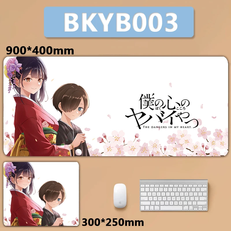 The Dangers In My Heart Bokuyaba Boku no Kokoro no Yabai Yatsu Yamada Anna XXL Large Mousepad Keyboard Pad  Mouse Pad