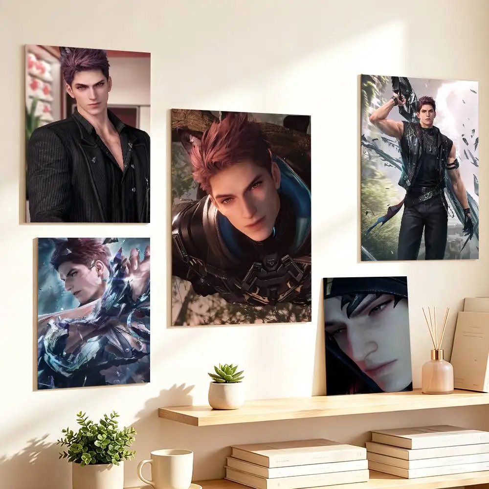 EonCore Chairman Werewolf Clan Leader V-Valko   Poster HD Self Adhesive Waterproof Wall Art Ideal for Home Office Dorm Gift