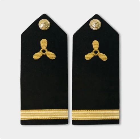 

Морской агент Капитан Морской академии Бриллиантовый значок на плечо для больших колес