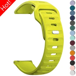 20mm 22mm Silicone Strap for Samsung Galaxy Watch 7/6/5/4 44mm 40mm 6/4Classic 43mm 47mm Band Bracelet for Huawei Watch GT6 5Pro