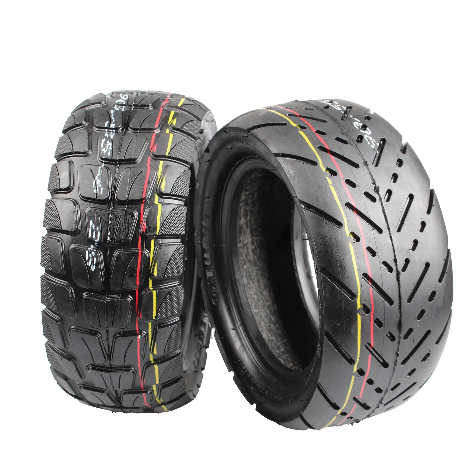 TUOVT 90/55-6 Tubeless Tyre Thickened Off-road and Road Tire Vacuum Tire for Electric Scooter Accessories view 2