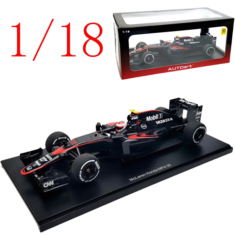 

AUTOart Diecast 1/18 Scale McLaren Alloy Model Cars McLaren F1 MP4-30 2015 Play Vehicles Toys for Boys Gift Original Box