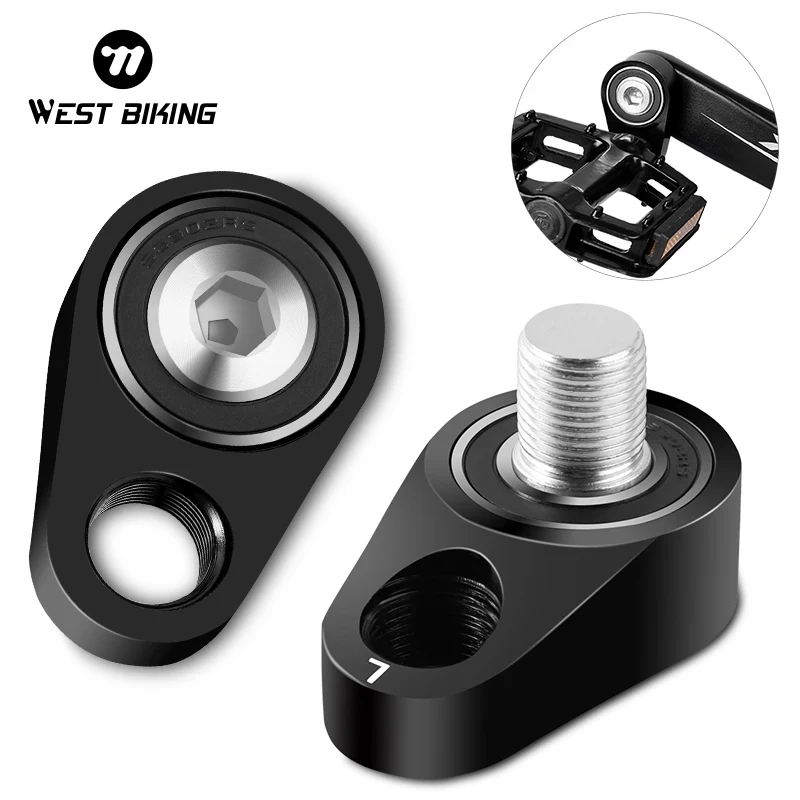 WEST BIKING Bicycle Pedals Connector Effort Saving Ergonomic Bicycle Magic Stepper MTB Road Eletric Bike Accessories