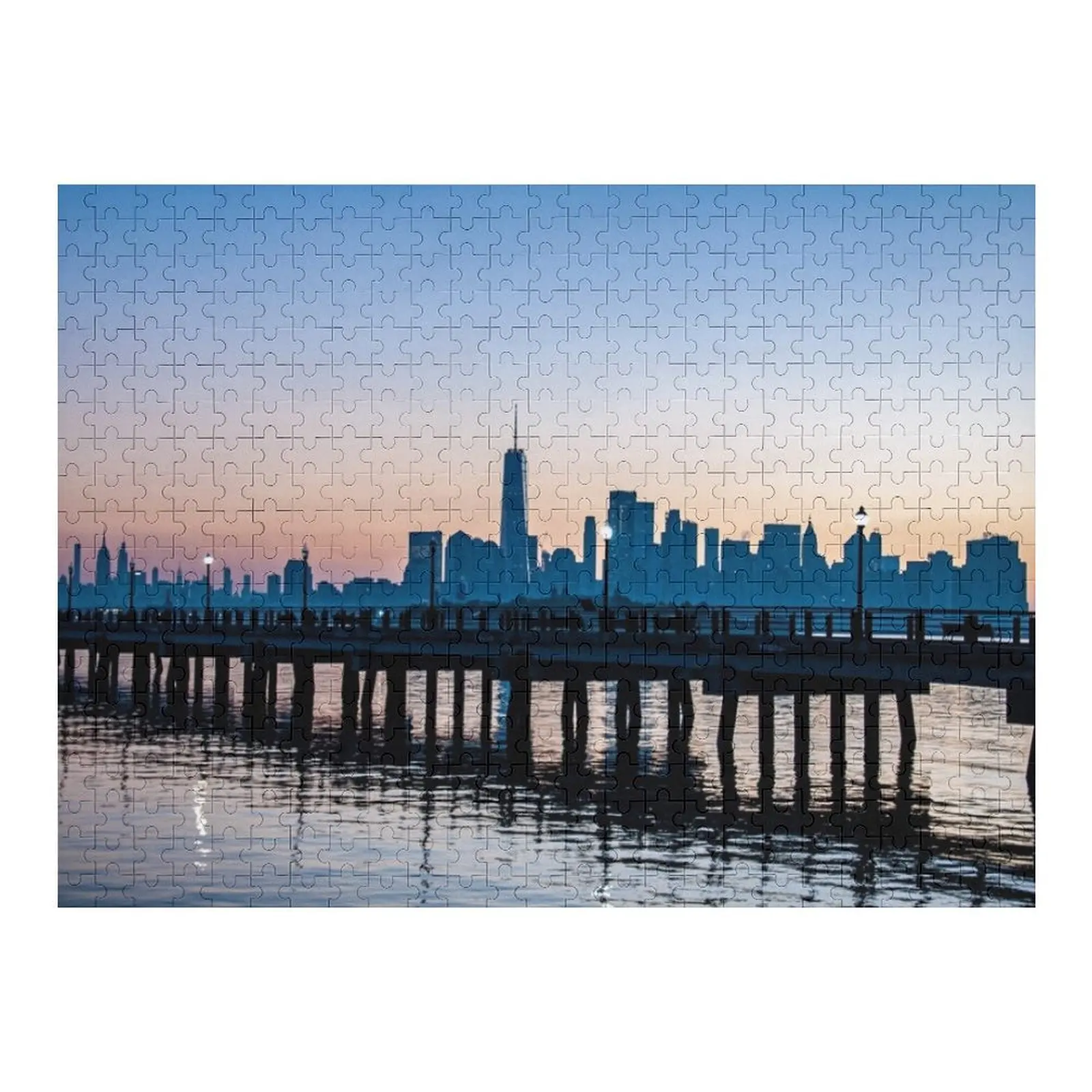 

Manhattan at Sunrise Jigsaw Puzzle For Children Customized Photo Puzzle