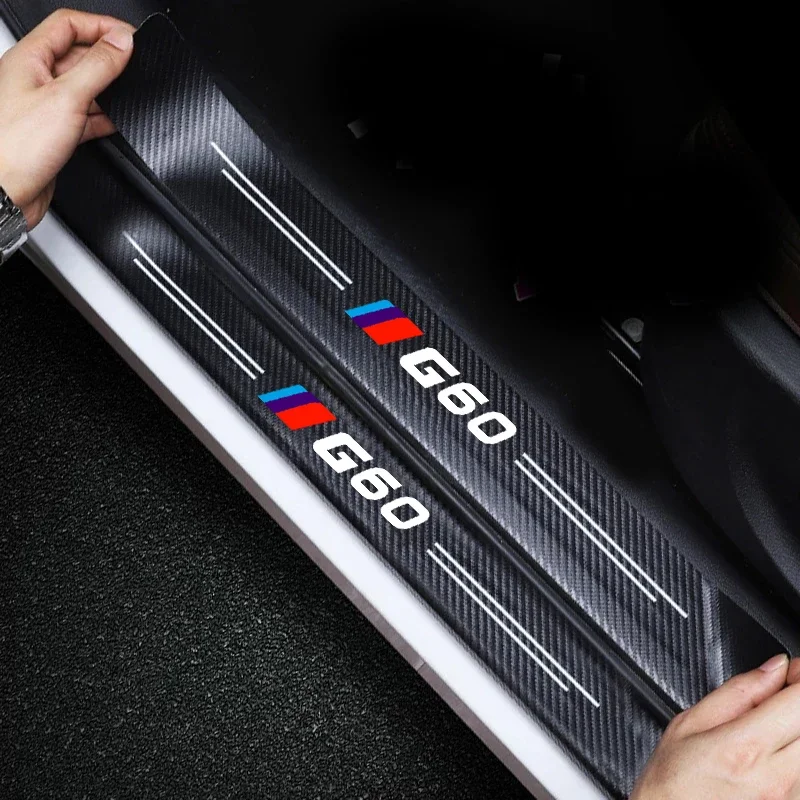 Decorate Film for Bmw G60 Entry Pedal  Interior Styling Car Rear Trunk Door Waterproof Durable Protective Strip Tape Accessories
