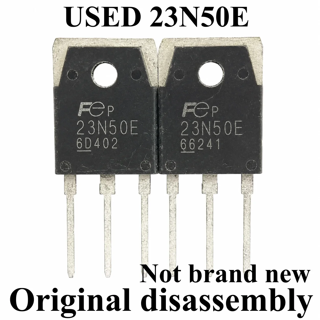 

10-20pcs 100% Original disassembly Transistor FMH23N50E 23N50E 23N50 TO-3P 23A 500V N-channel Power MOSFET