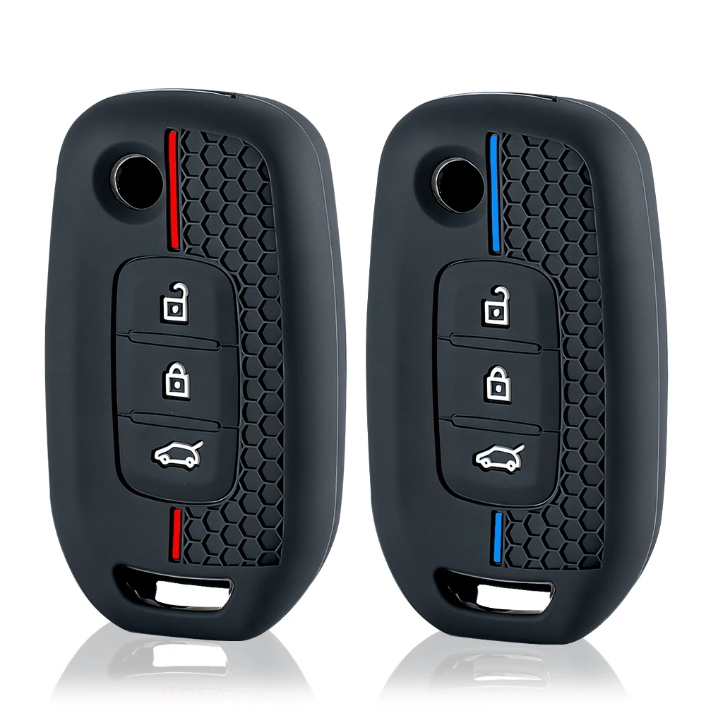 Capa de silicone para chave de carro, capa para renault kwid 2023 trafic clio kadjar clio 5 captur arkana sandero stepway logan twingo