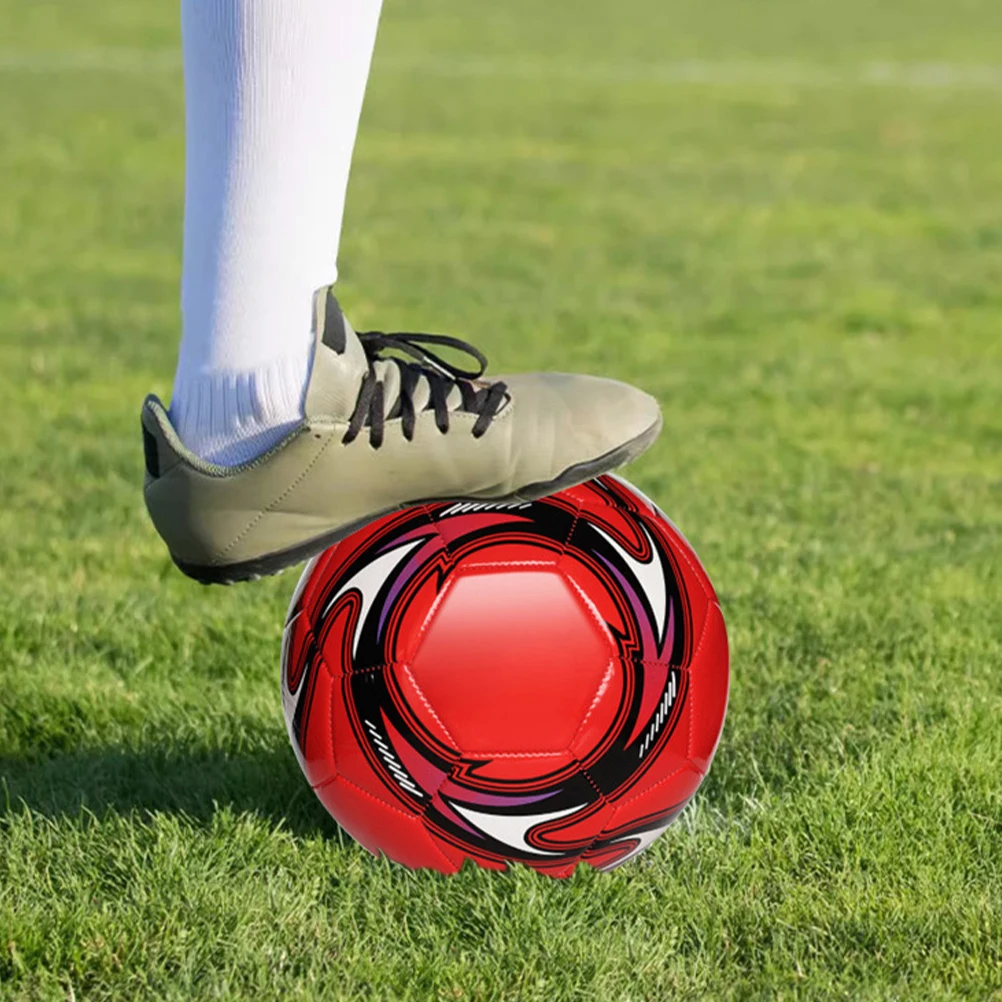 PVC niños pie niños pelota de fútbol inflable entrenamiento práctica juguete fútbol ligero equipo para niños pequeños