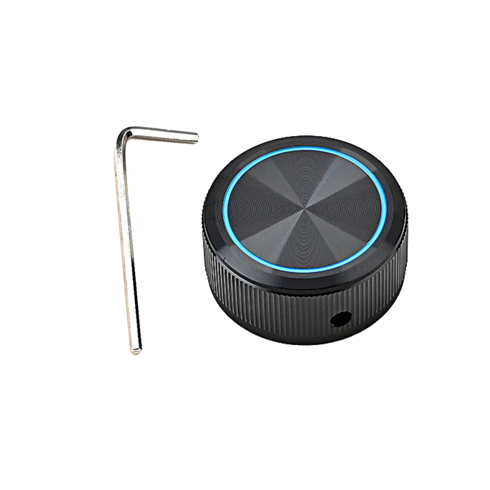 

Black Cake Line Button Anodized Surface Finish Knobs Electric Guitar Kit Suite CNC Machined Aluminum Potentiometer