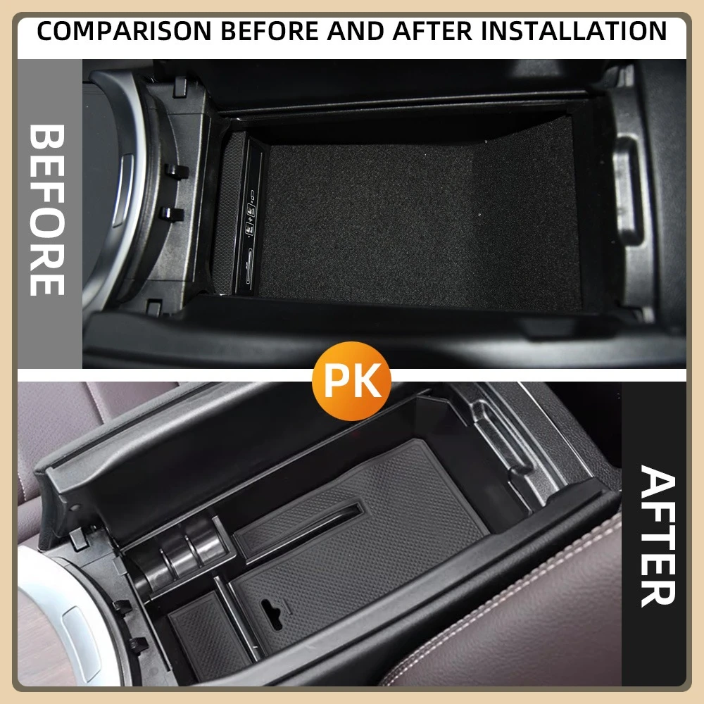 وحدة التحكم المركزية مسند الذراع صندوق تخزين أشتات صندوق التعبئة لمرسيدس بنز EQC GLC C الفئة C200 C180 GLC250 MB W205 X253 #2