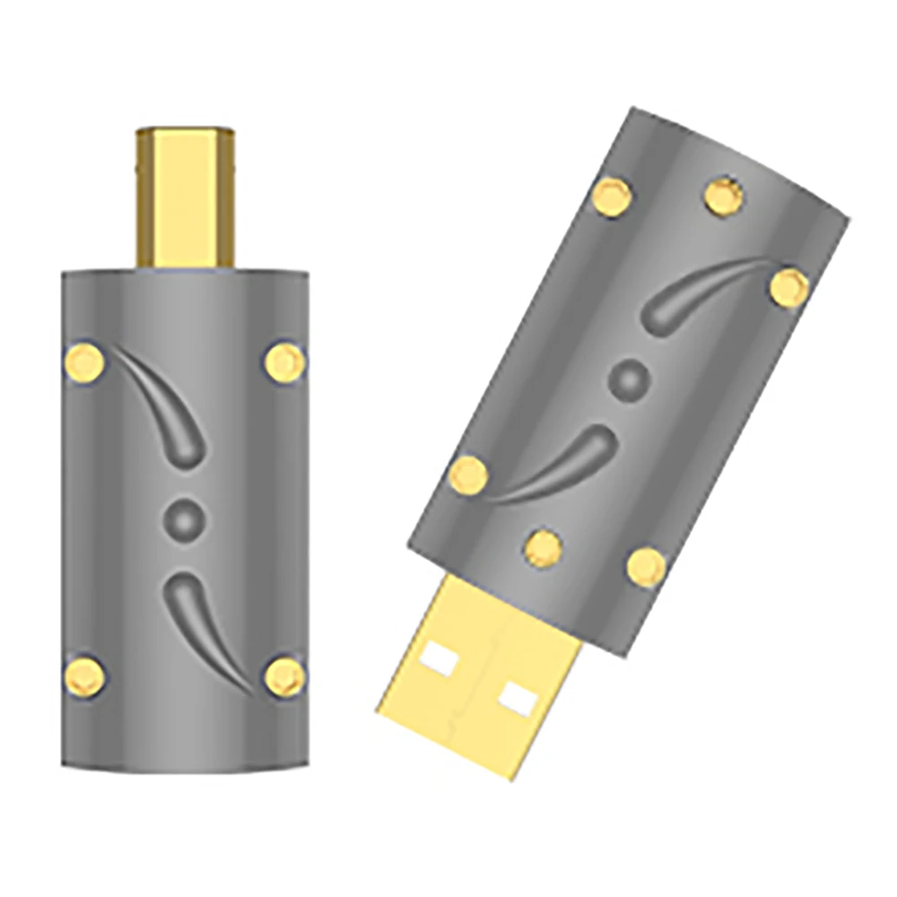 Viborg HI-END 24K مطلية بالذهب USB 2.0 a إلى B موصل عالي الجودة لتقوم بها بنفسك كابل USB Hi-Fi لنقل الصوت والبيانات