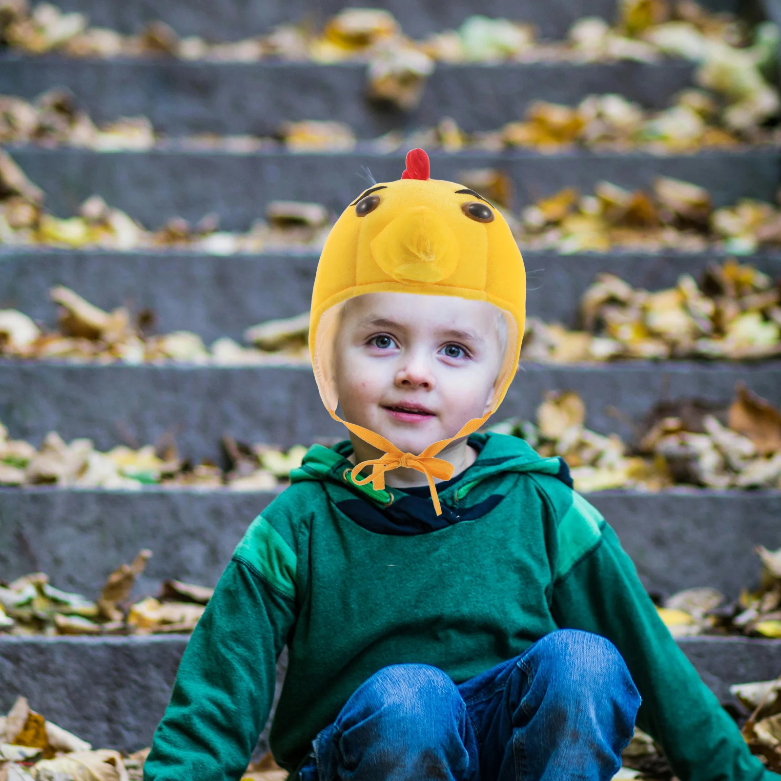 Yellow Chick Headband Funny Animal Hat for Christmas Party Carnival Role Girls Boys Soft Novelty Party Favor Cosplay