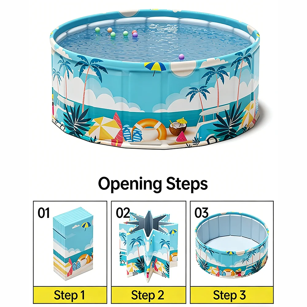 

Water Equipment Swimming Pool For Whole Family Kids Adults Children'S Framed Pools Large Big Swim Pool Outdoor Garden 1 2 3 4 5