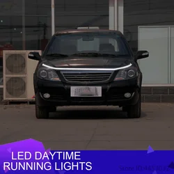 For Lifan x50 X60 520 620 320 720 530 330 DRL Scanning Light Car Hood Daytime Running Light LED Strip Accessories 12V 1.5m