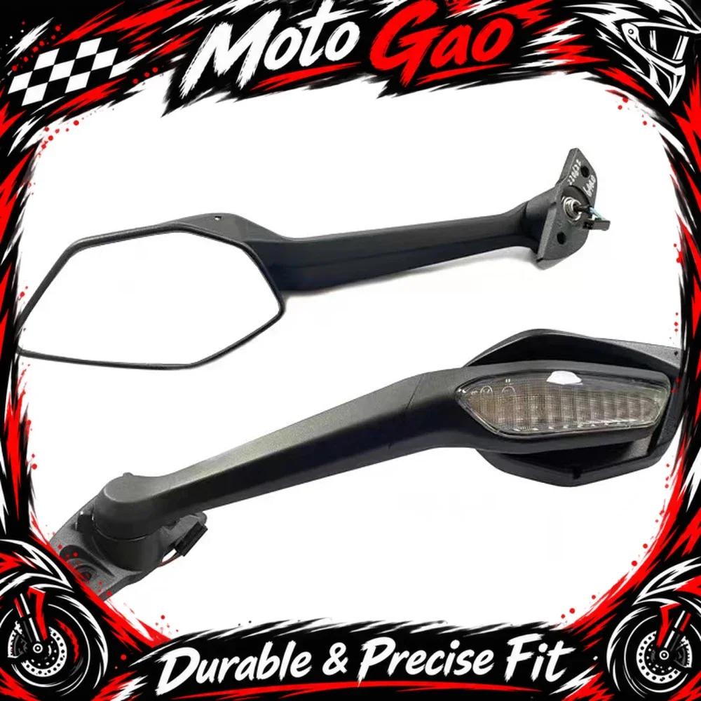 【Precise Fit】Motorcycle rearview mirror turn signal reverse mirror  FOR CFMOTO 450SR 450 SR SRS 450ss mirrors with lights