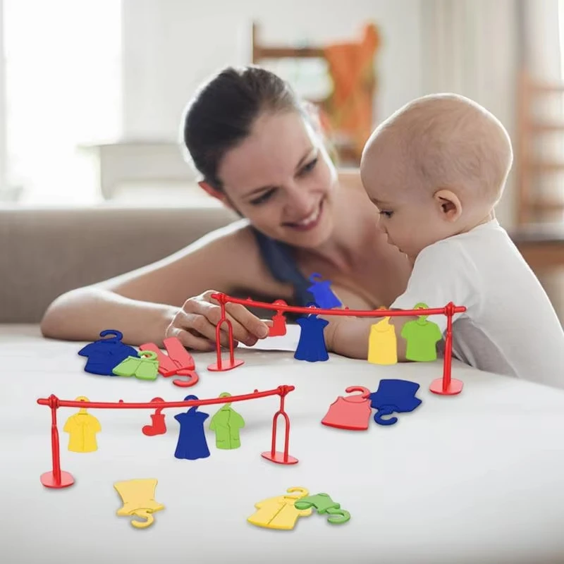 

Children Montessori Rainbow Table Game Toys Color Classification Sorting Logical Thinking Training Educational Toys For Children