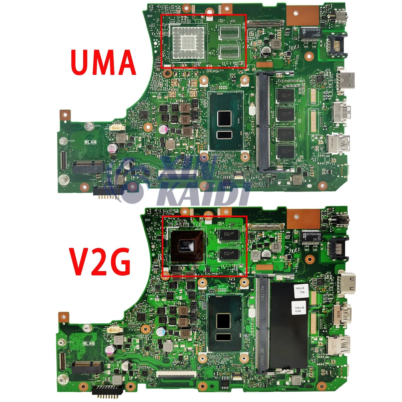 X556UV Laptop Motherboard For ASUS K556U X556URK A556U X556UA X556UV X556UQK MainBoard W/I3 I5 I7-6th 7th Gen 4GB/8GB-RAM