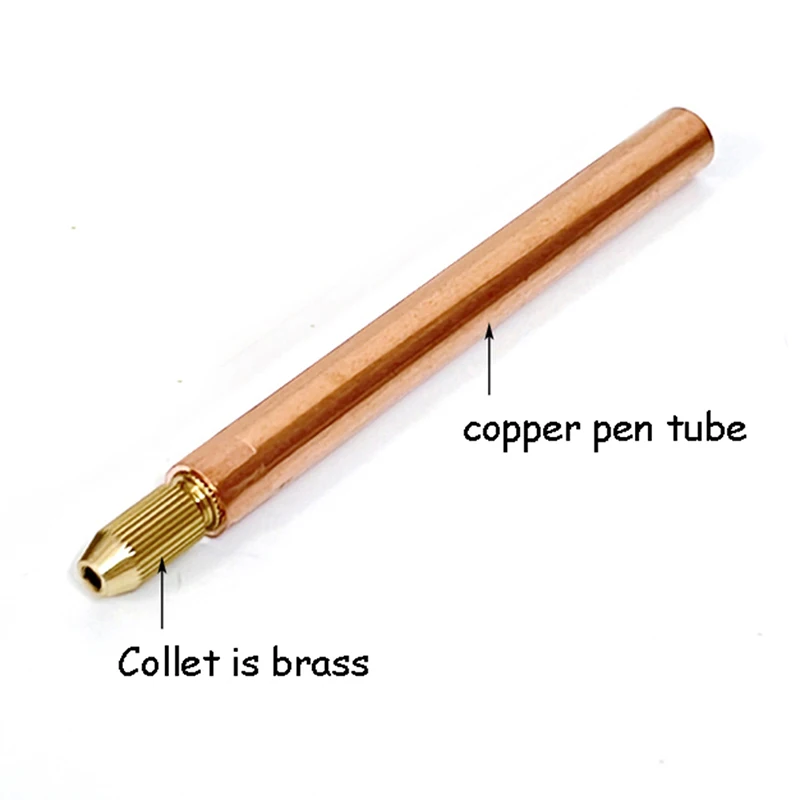 1Set Battery Spot Welding Pen Handheld Copper Belt 3mm Core DIY Point Touch Pen Thread Fixed For Battery Spot Welding Accessori