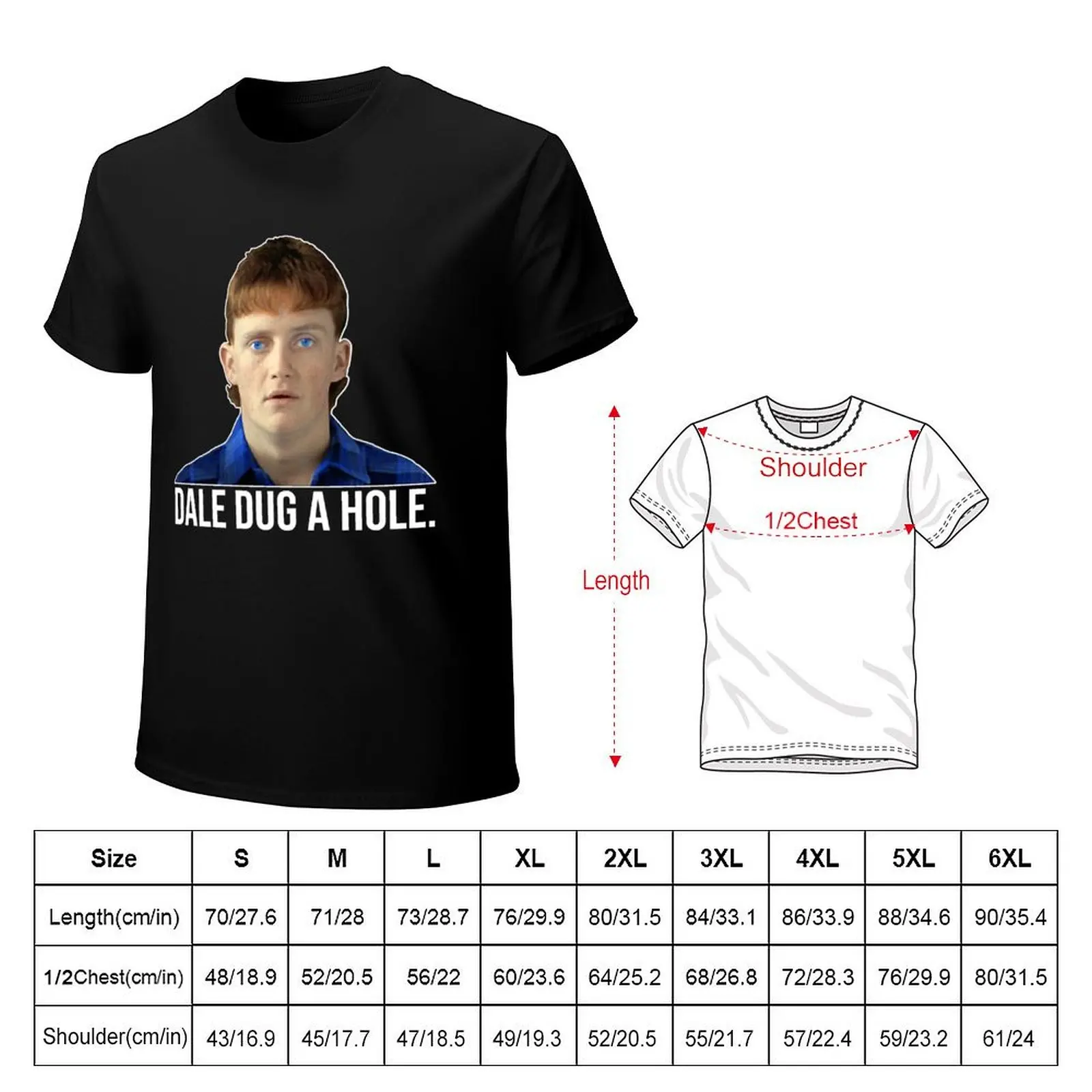 Dale Dug a Hole Dale Kerrigan The Castle Design T-Shirt Sport Basic Moisture Wicking Tee