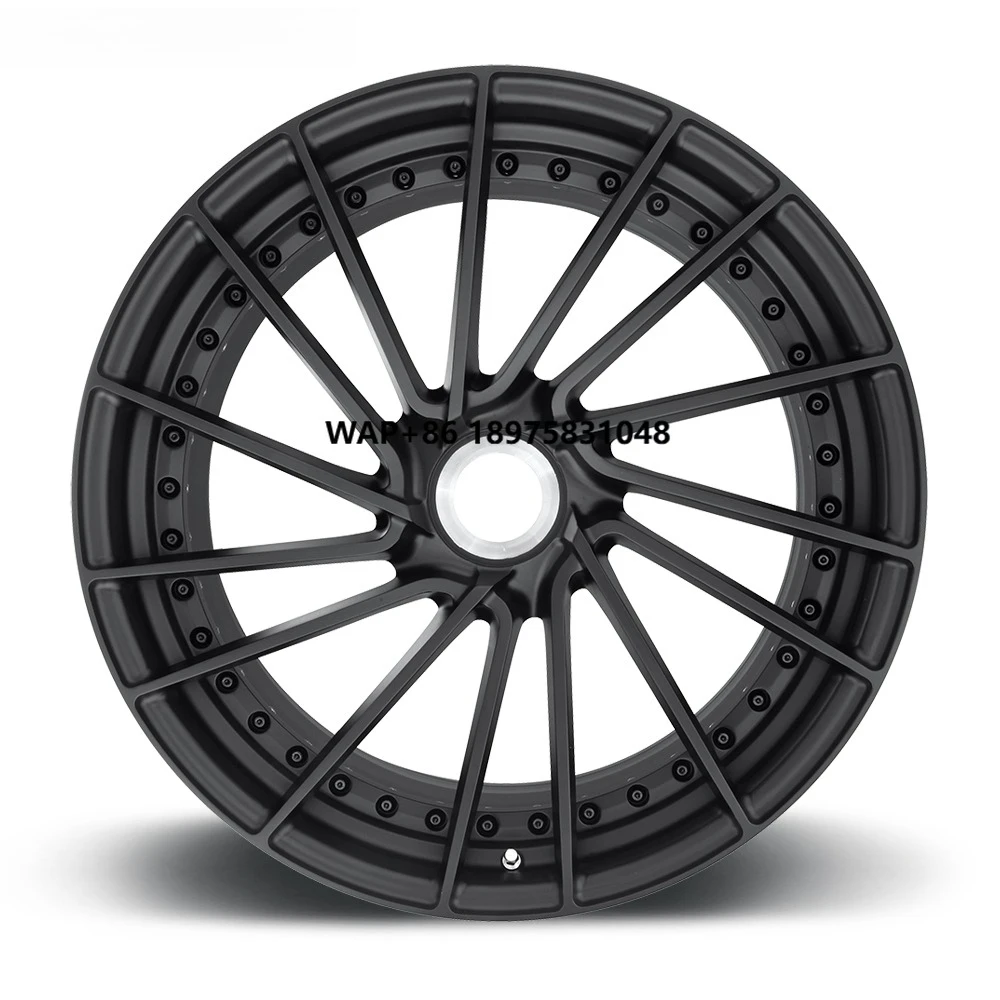 

Black Sport Aluminum Spoke Alloy Rines Wheels Car Chrome Rim 18 19 20 21 22 Inch 5x112 Forged Wheels