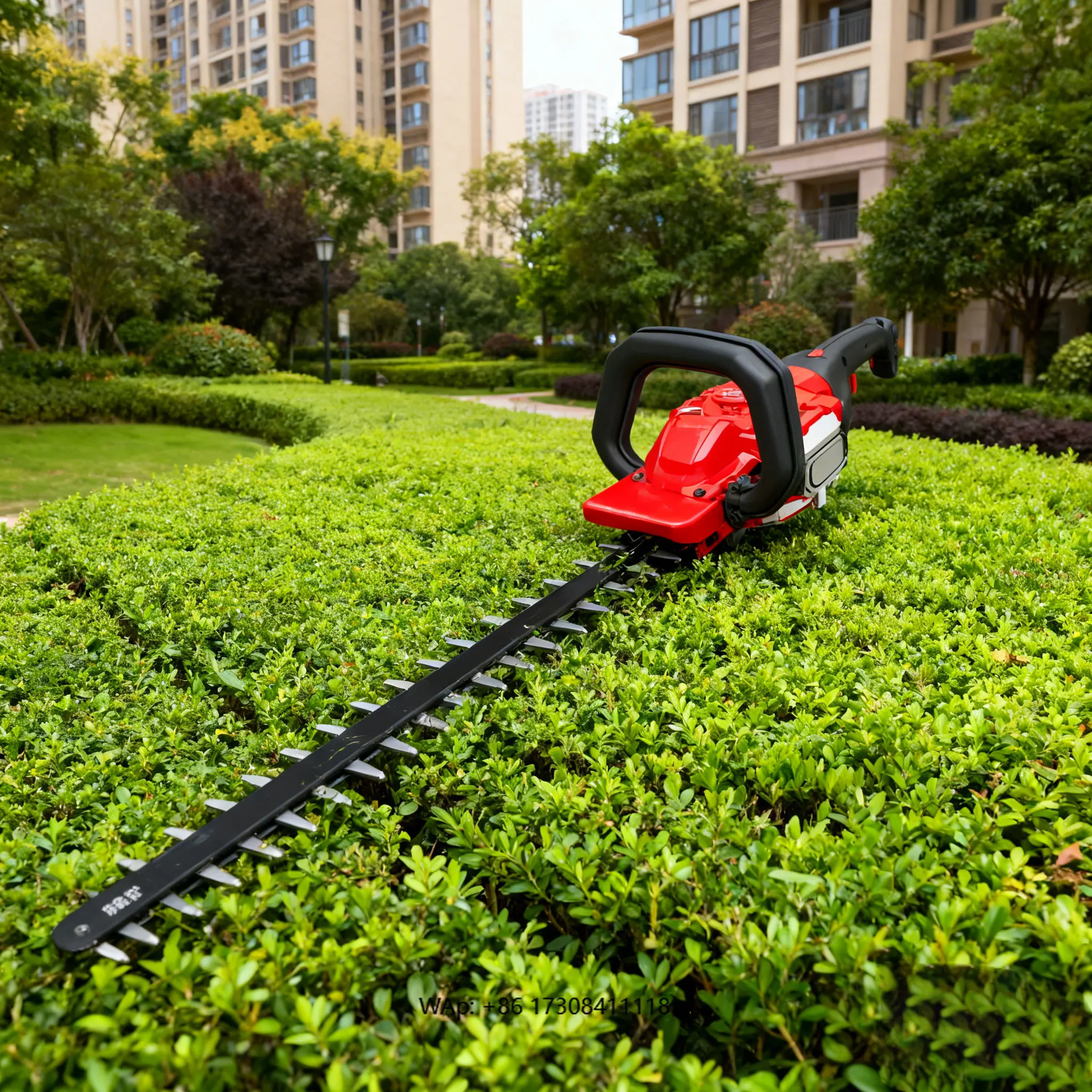 Lightweight Powerful Motor Safe Operation Lithium Hedge Trimmer Machine High-Efficiency Durable Cordless Hedge Cutter