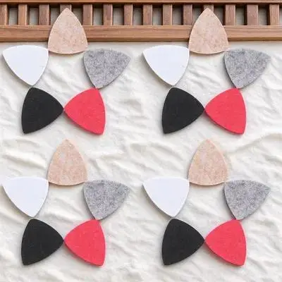 

20 Pcs Metal Felt Pick Instruments Plectrums Acoustic Guitar Picks for Beginners