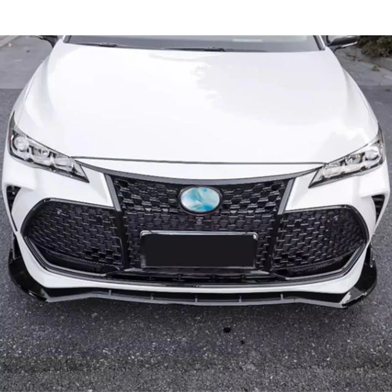 For Toyota Avalon 2019-2024 Year Front Bumper Diffuser Lip Splitter Accessories Body Kit，Glossy Black 2