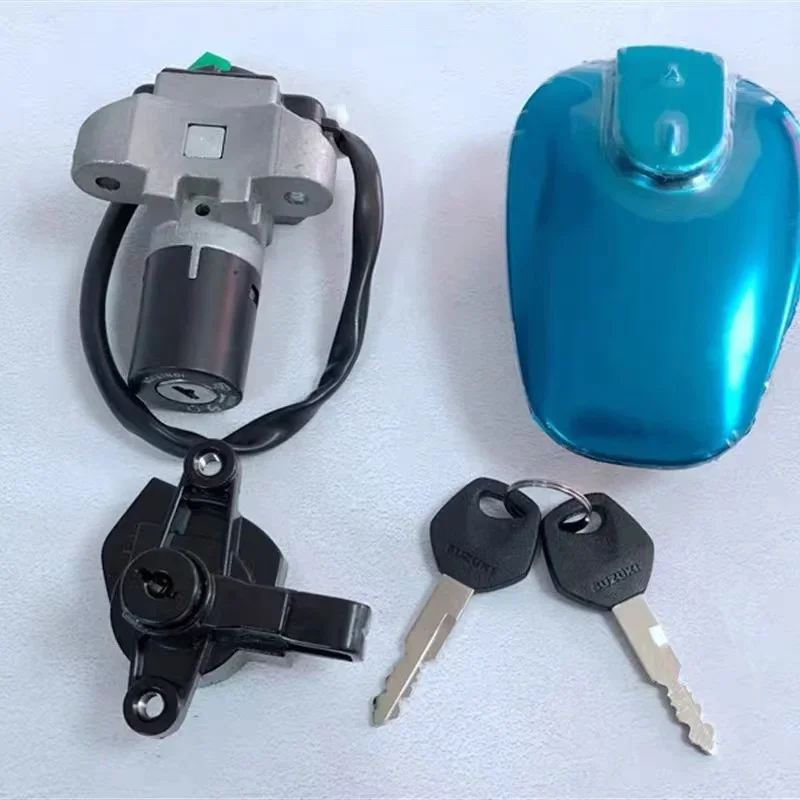 

4 wire Original Motorcycle Ignition Switch Lock Key Fuel Tank Cap Fuel Gas Cap Tank Cover Lock For Suzuki EN125 EN 125cc EN 125
