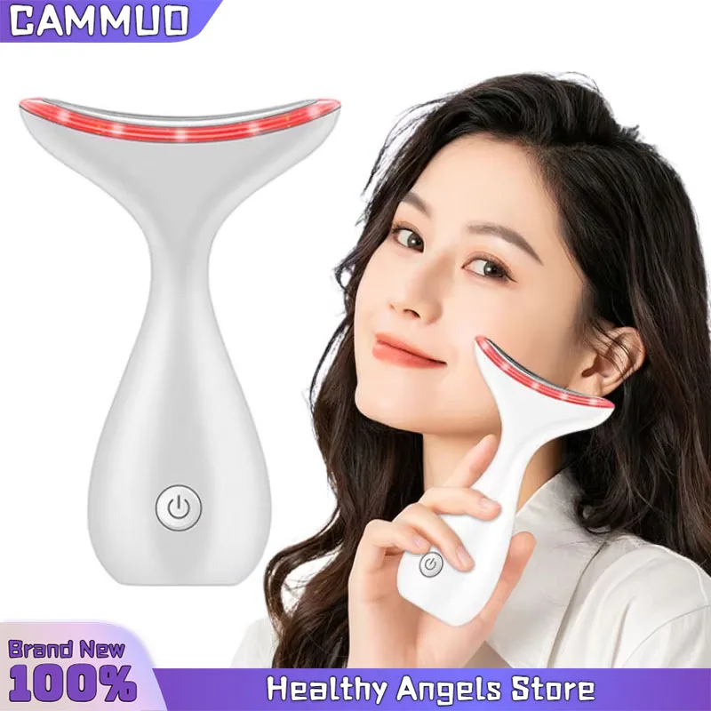 

Neck Face Skin Massager Neck Face IPL Light Wrinkle fast Lifting Firming Anti-wrinkle Reduce Double Chin LED Photon Therapy